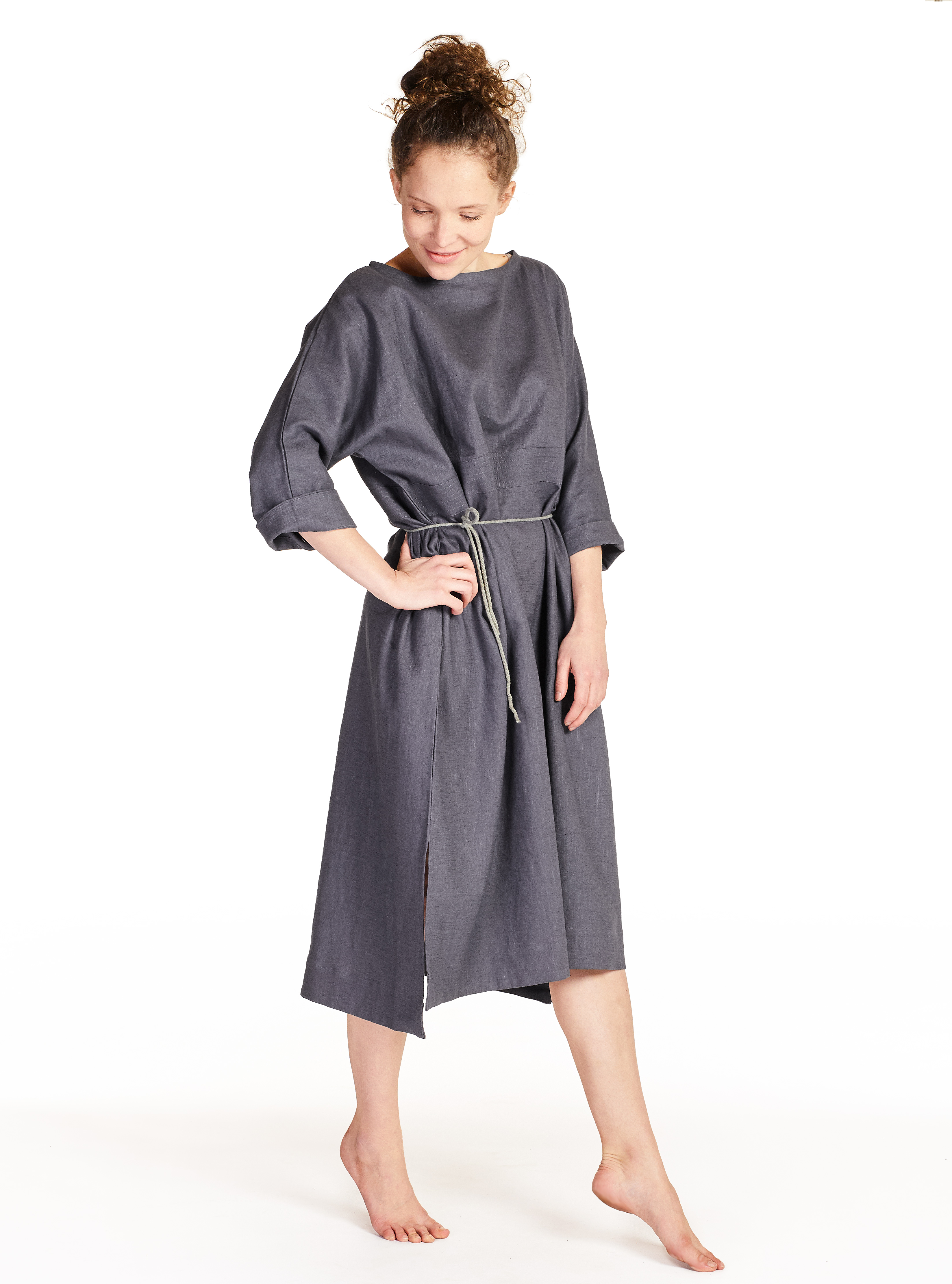 Artikelbild 1 des Artikels “Leinenkleid Recover anthrazit MEDIUM | anthrazit“